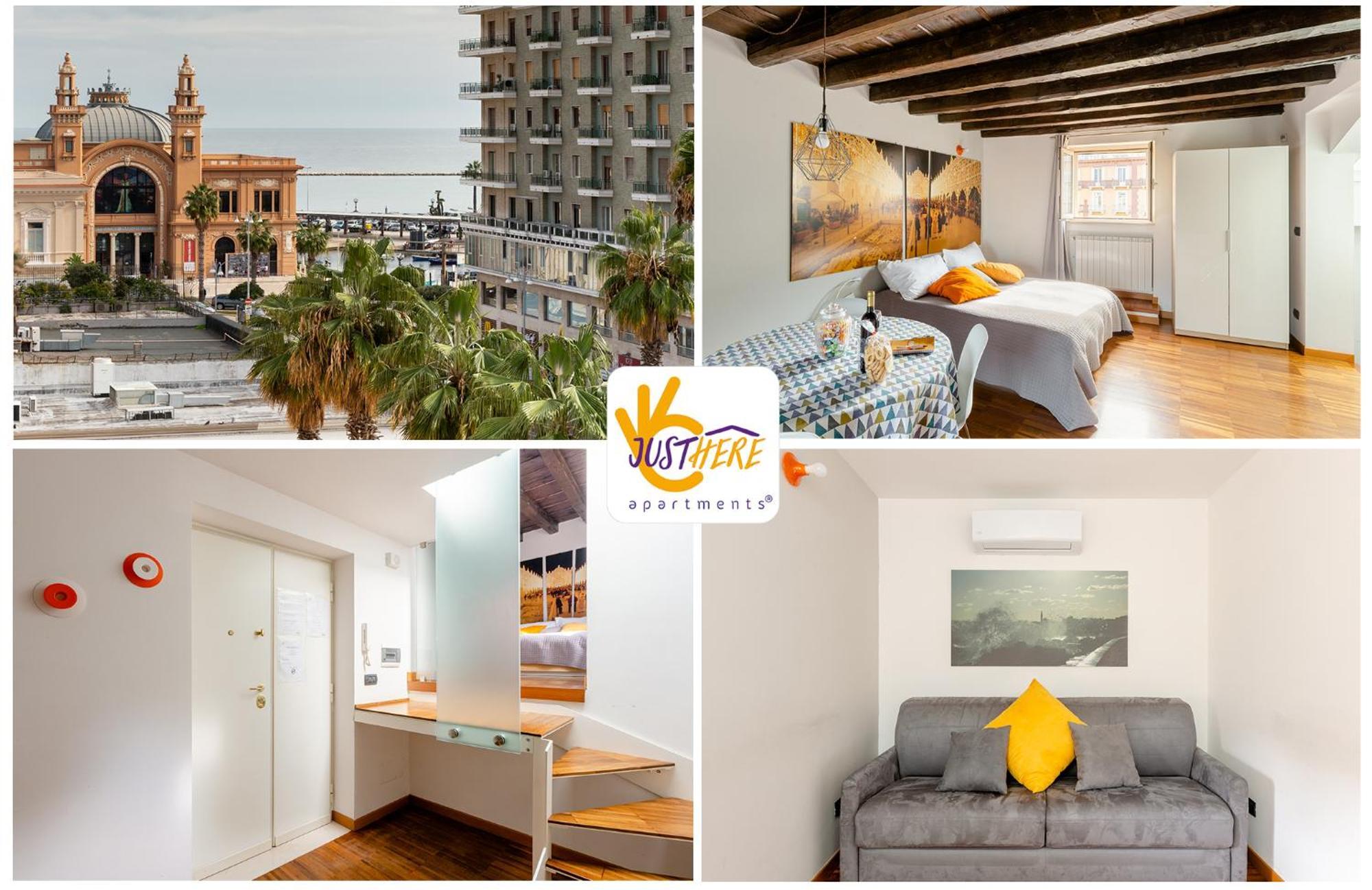Just Here Apartments - La Mansarda Бари Екстериор снимка